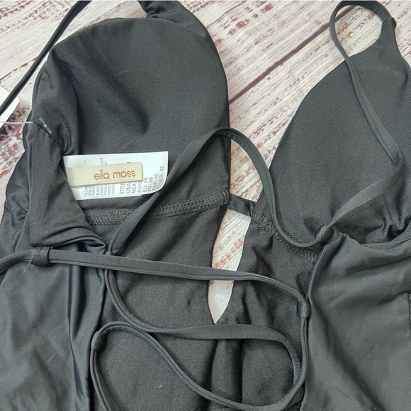 Ella Moss Floral Embroidered One Piece Swimsuit - Picture 3 of 7